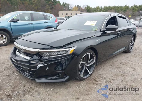 2022 Honda Accord Hybrid Sport z USA, uszkodzony, nr VIN 1HGCV3F25NA017078